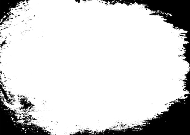 Fondo de textura vectorial de borde grunge Superposición de marco abstracto Fondo sucio y dañado Ilustración gráfica vectorial con EPS10 blanco transparente