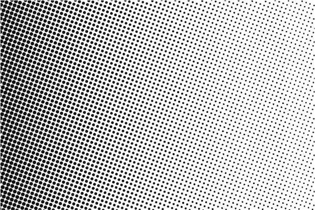 Fondo de textura vectorial de medio tono monocromático