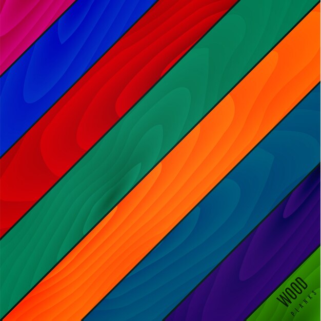 Fondo texturizado de tablones de madera de colores para su diseño. ilustración de stock