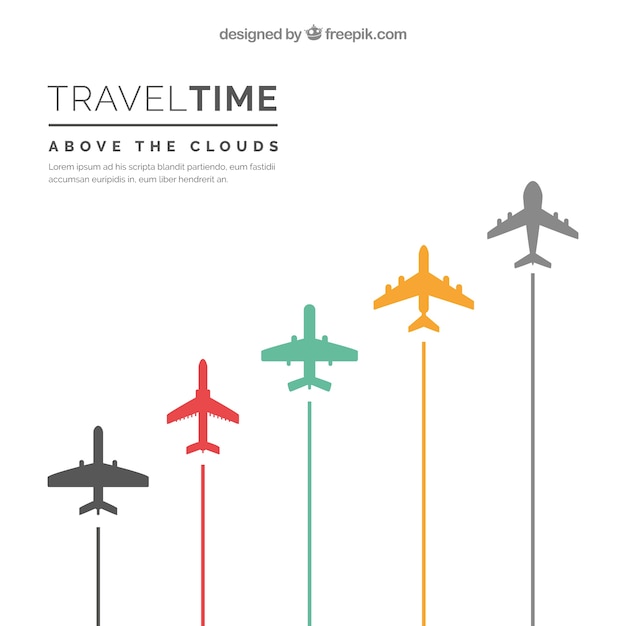 Fondo de tiempo de viaje