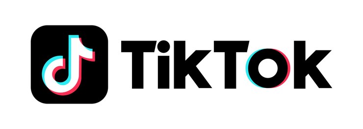 Fondo de Tik Tok. Icono de Tik Tok. Icono de redes sociales. Conjunto de aplicaciones Tik Tok realista. Logo. Vector. Zaporizhzhia, Ucrania - 10 de mayo de 2021