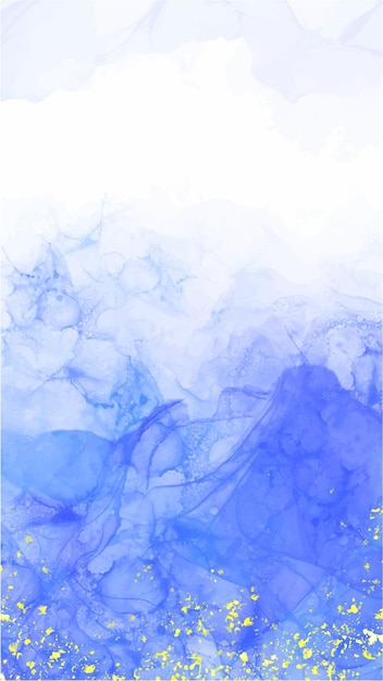 Fondo de tinta azul alcohol