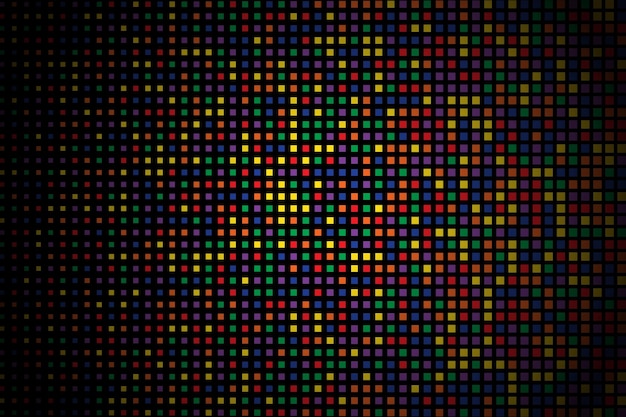 Fondo de trama de degradado de arte pop de pixel de textura de grano de punto de semitono colorido