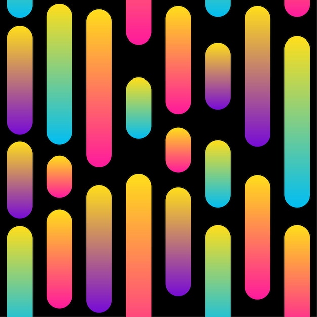 Fondo transparente abstracto negro y arco iris. Pintura futurista moderna para tarjeta de diseño, invitación a fiesta, papel tapiz, papel de regalo de vacaciones, tela, estampado de bolsa, camiseta, publicidad de taller.