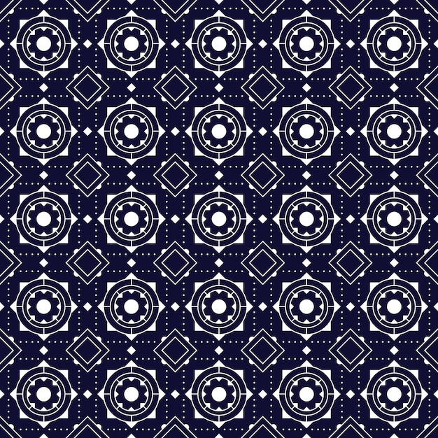 Fondo transparente de batik geométrico.