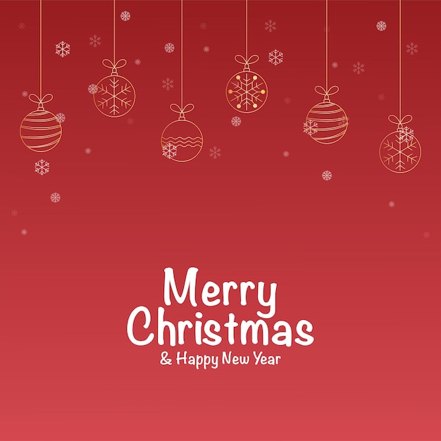Fondo transparente de bolas de Navidad.