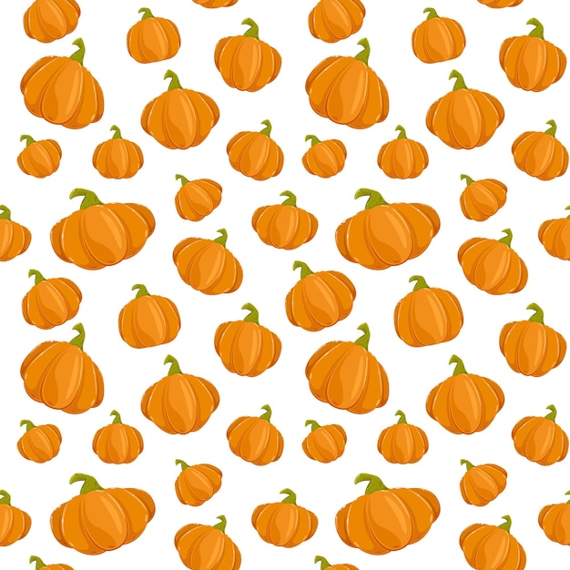 Fondo transparente con calabazas maduras para el día de acción de gracias o Halloween, ilustración.