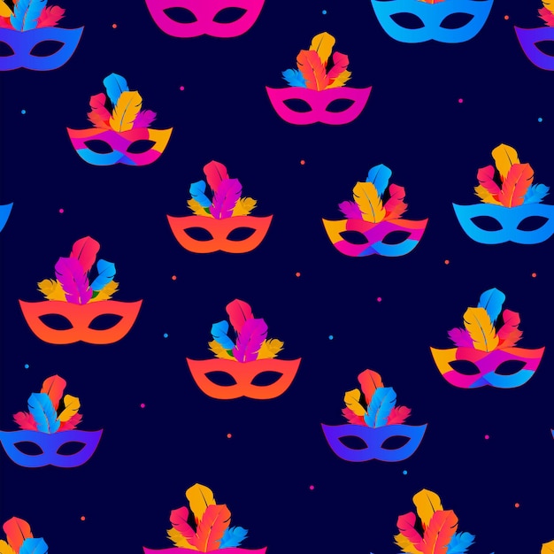 Fondo transparente de carnaval