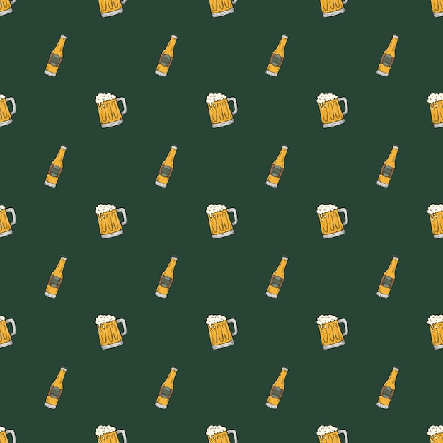 Fondo transparente de cerveza vintage