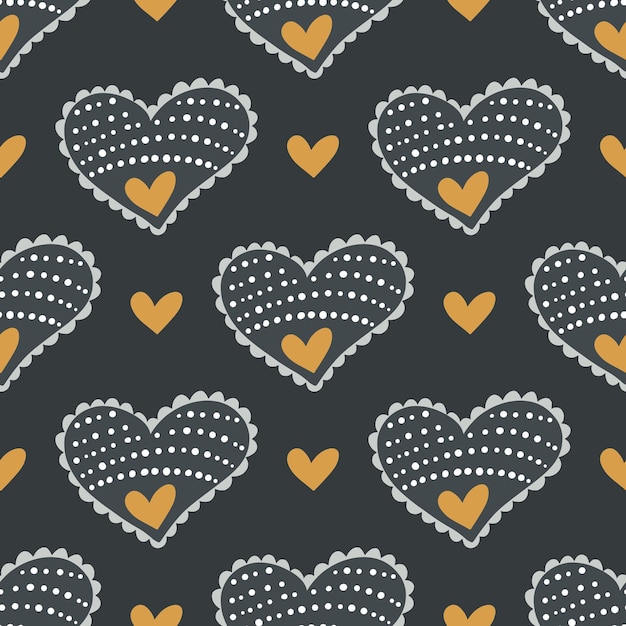 Fondo transparente de corazones
