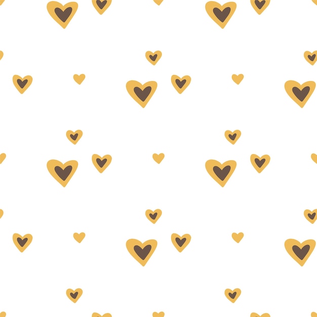 Fondo transparente de corazones