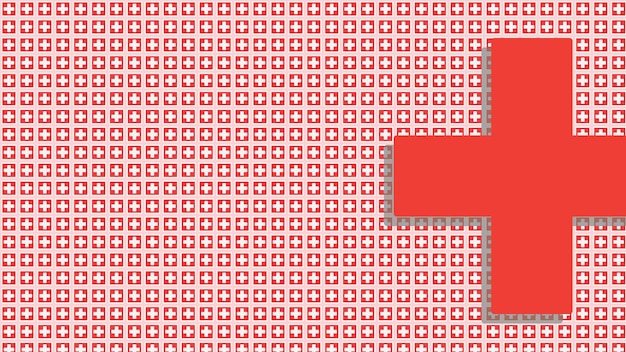 Fondo transparente de Cruz Roja