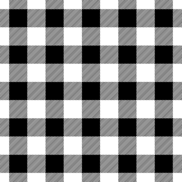 Fondo transparente de cuadros de búfalo