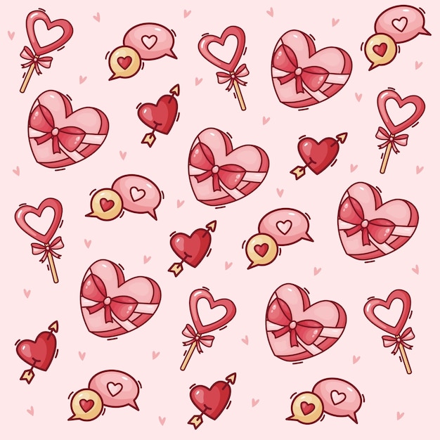 Fondo transparente día de san valentín