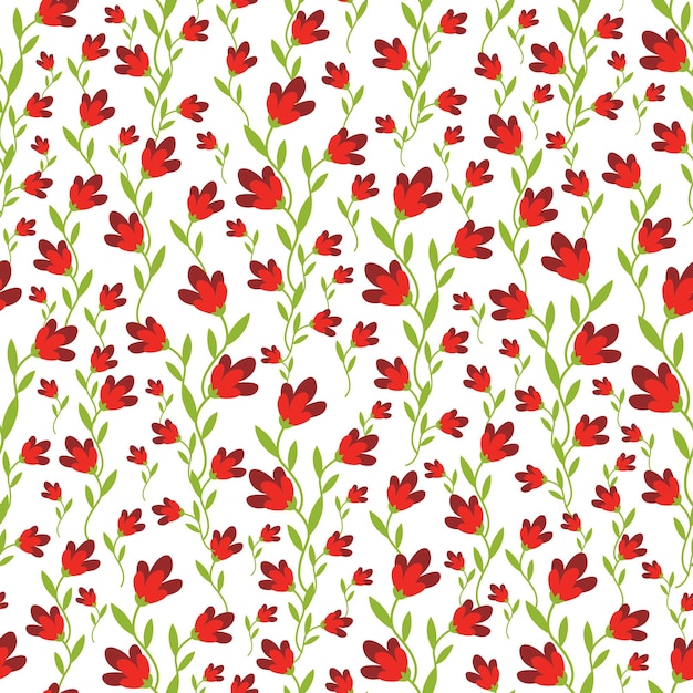 Fondo transparente de diseño de patrón floral