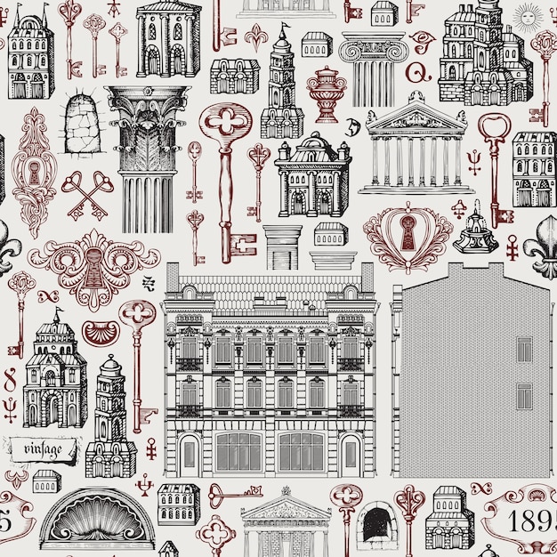 fondo transparente con edificios