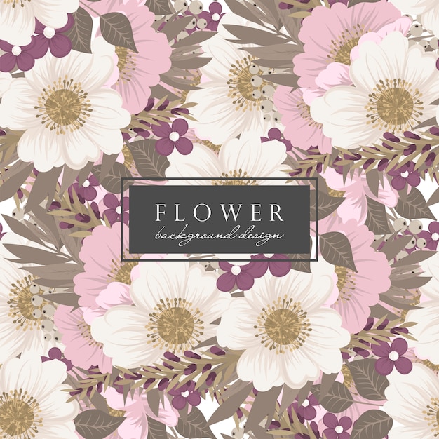 Fondo transparente de flor rosa