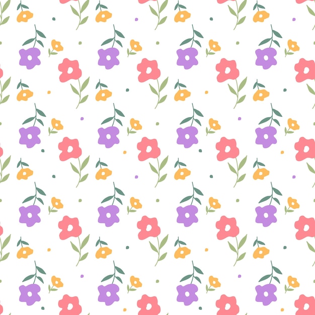 Fondo transparente floral dibujado a mano