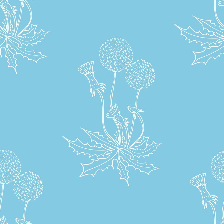 Vector fondo transparente floral
