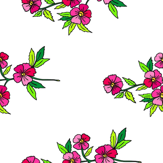 Vector fondo transparente floral