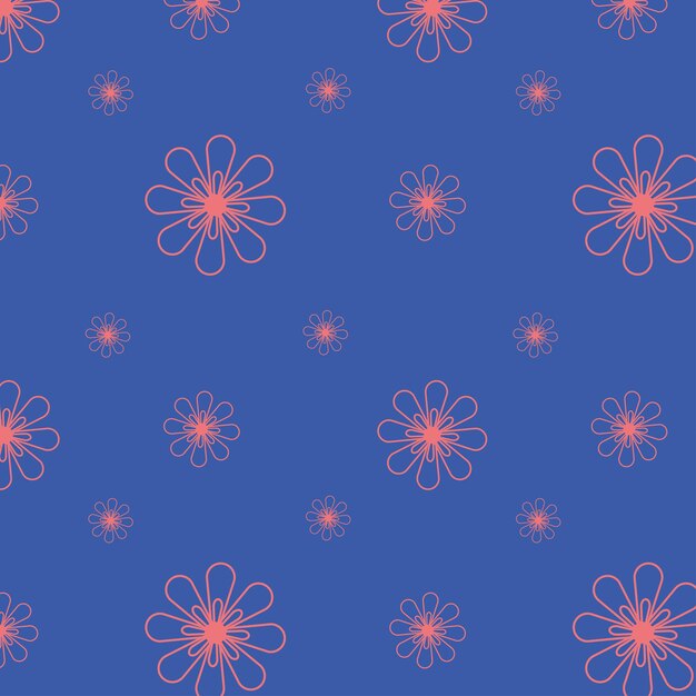 Fondo transparente de flores de colores