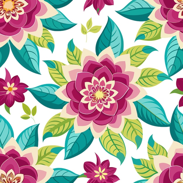 Fondo transparente de flores de colores