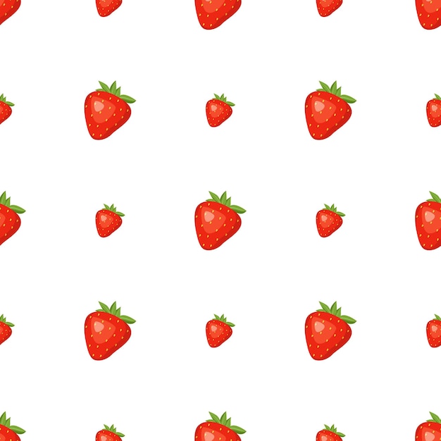 Fondo transparente con fresas rojas