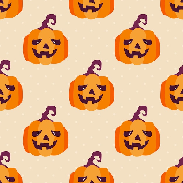 Fondo transparente de Halloween con calabazas