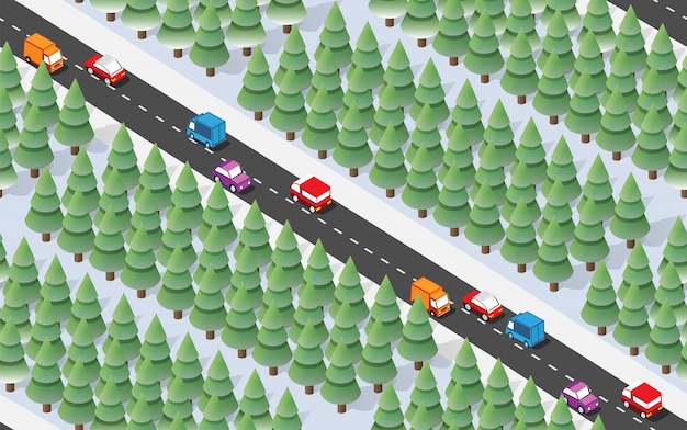 Fondo transparente de invierno árbol de Navidad
