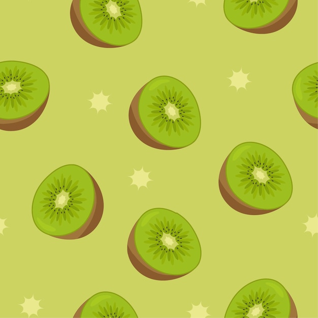 Vector fondo transparente de kiwi