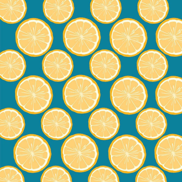 Fondo transparente de limón y naranja Ilustración vectorial