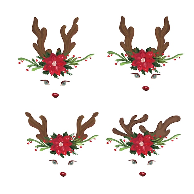 Fondo transparente de Navidad. Ilustración vectorial.