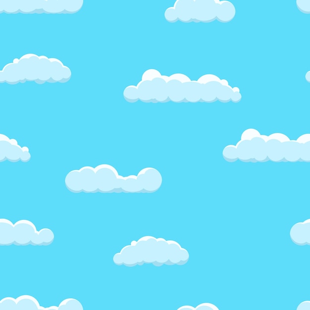 Vector fondo transparente con nubes