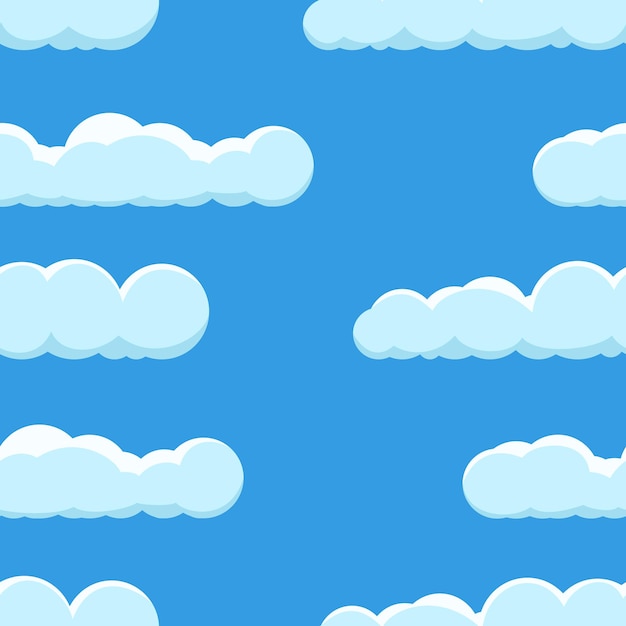 Vector fondo transparente con nubes