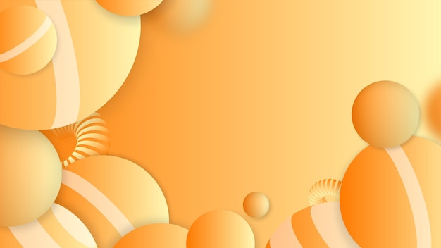 Fondo transparente oragne Circle 3d descarga gratuita