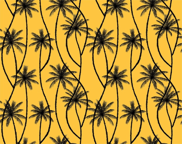fondo transparente con palmeras de coco.