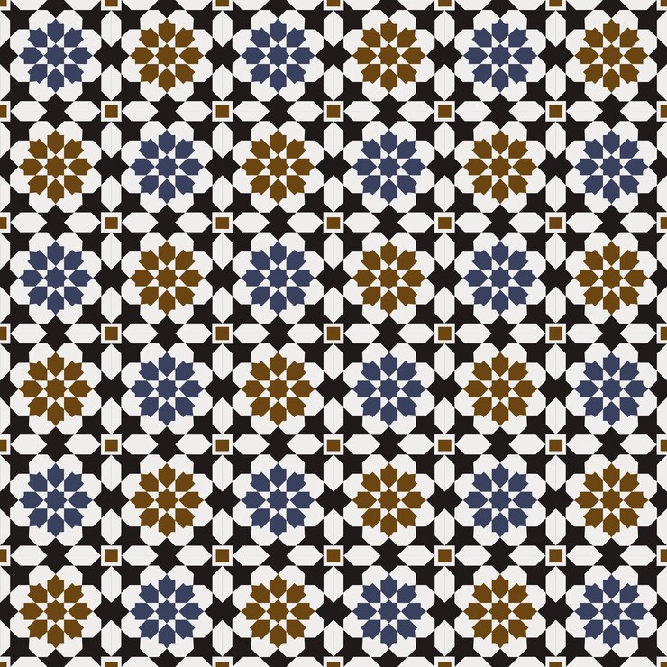 Vector fondo transparente, patrón de geometría de cruz cuadrada de flor estrella vintage.