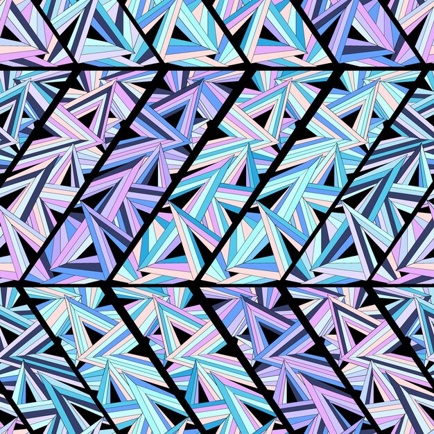 Fondo transparente con patrón geométrico Triángulos de forma