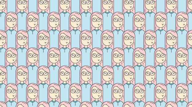 Fondo transparente de personas