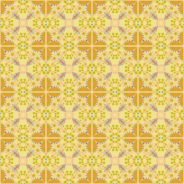 Fondo transparente Retro Jardín Naturaleza Aborigen Floral Damasco Patrón tradicional Arte