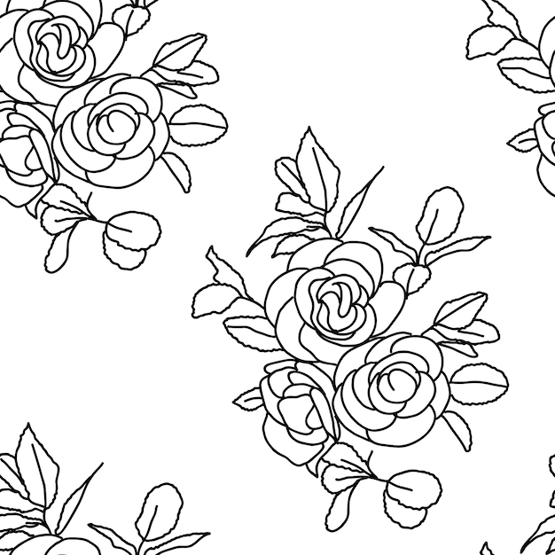 Vector fondo transparente con rosas