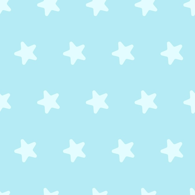 Fondo transparente de Scrapbook Patrones de ducha de bebé azul Impresión linda con estrella