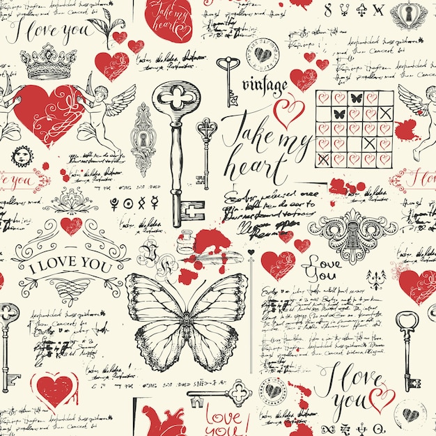 fondo transparente sobre el tema del amor