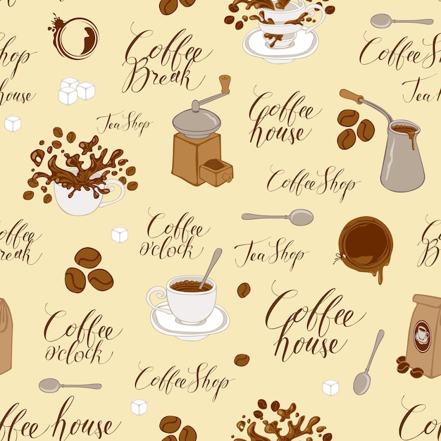 Fondo transparente sobre el tema del café