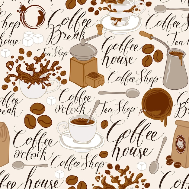 Fondo transparente sobre el tema del café