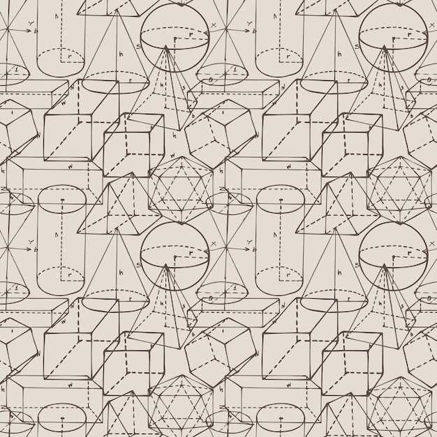 Fondo transparente sobre el tema de la geometría