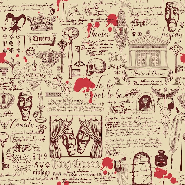 fondo transparente sobre el tema del teatro