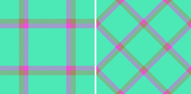 Fondo transparente de tartán Compruebe la textura de la tela Tela escocesa vector patrón textil