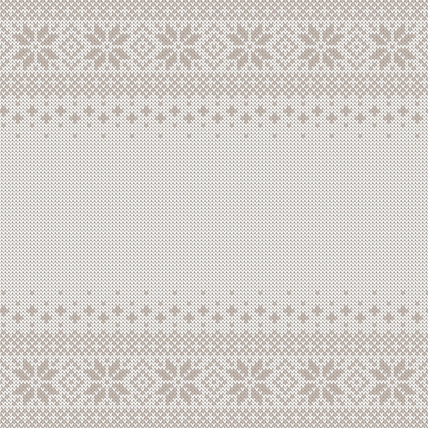 Fondo transparente tejido con copyspace. patrón de suéter blanco y gris para el diseño de navidad o invierno. adorno tradicional escandinavo