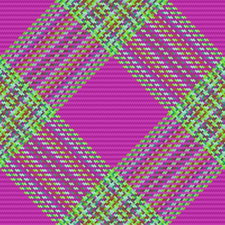 Vector fondo transparente de tela de verificación de textura vectorial con un patrón de tela escocesa de tartán